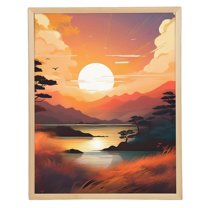 Wallity Pintura decorativa en lienzo enmarcada Cc-D-Ah-1002 70 x 95 cm Wallity Pintura decorativa en lienzo enmarcada Cc-D-Ah-1002 70 x 95 cm